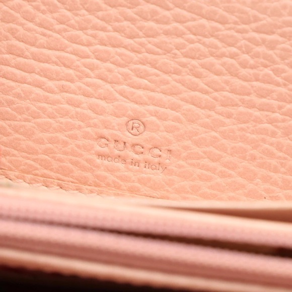 Gucci GG Marmont Zip Around Wallet with Embellished Leather and Bow - Picture 5 of 7